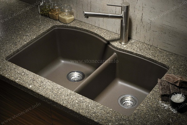 How to clean Granite composite Sinks